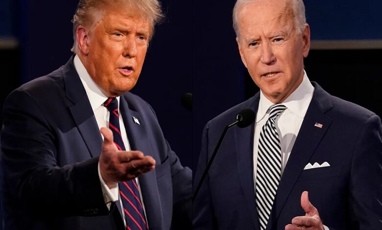 Donald Trump React to biden dropping out